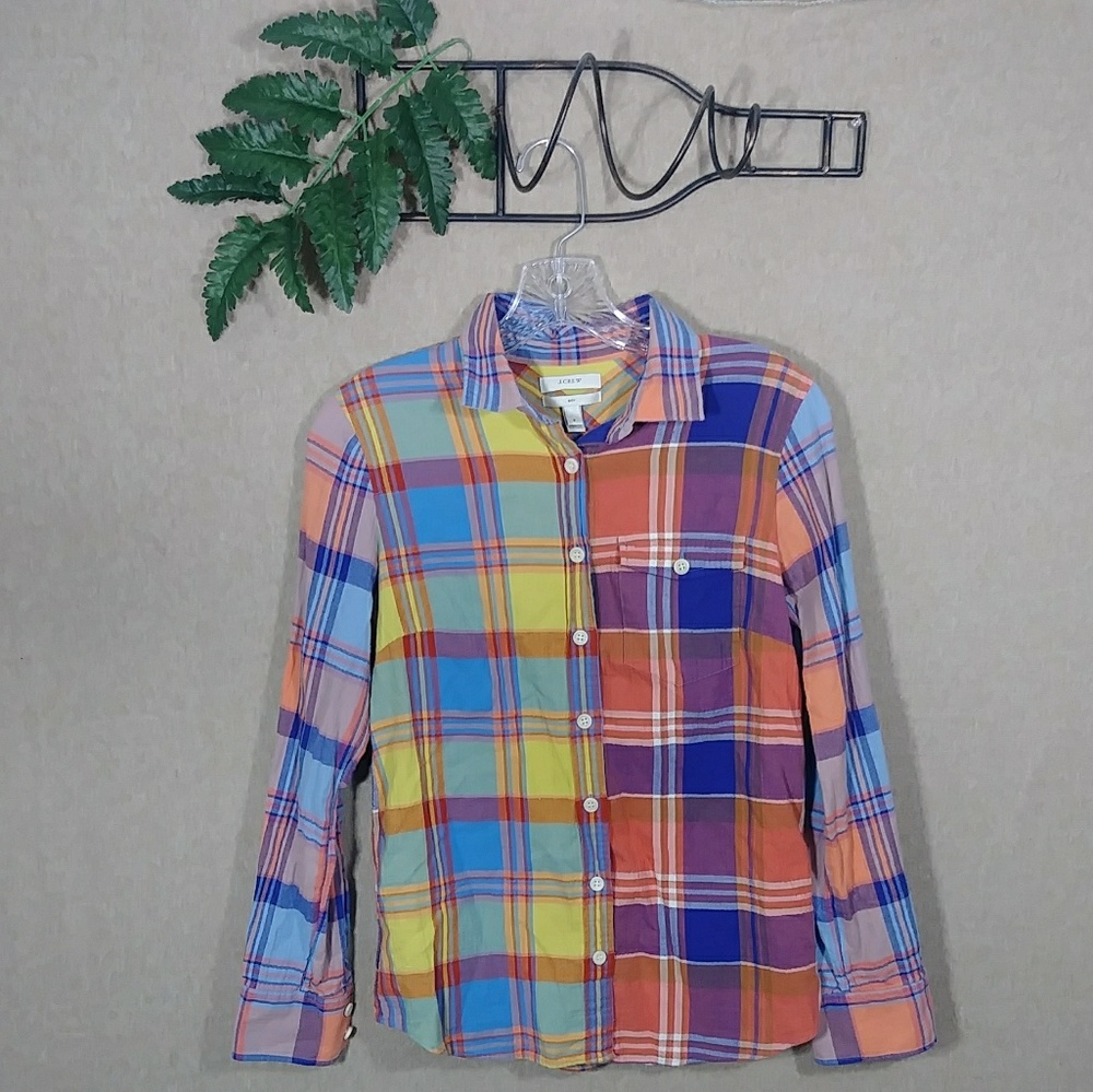J.Crew boy shirt Button down size 2